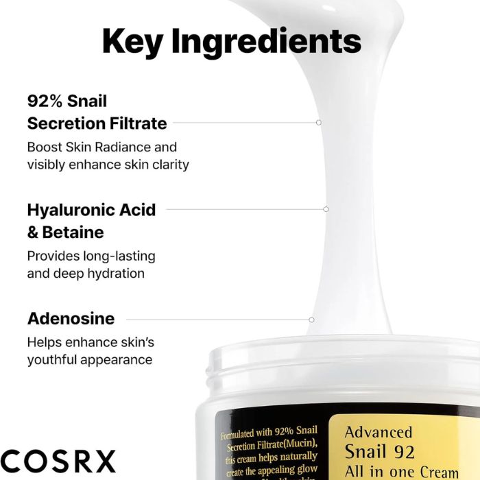 Advanced Snail 92 All in one Cream – Αναπλαστική, ενυδατική κρέμα, 100gr