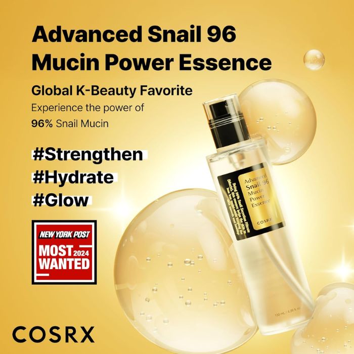 Advanced Snail 96 Mucin Power Essence – Ενυδατικό essence με έκκριμα σαλιγκαριού 100ml