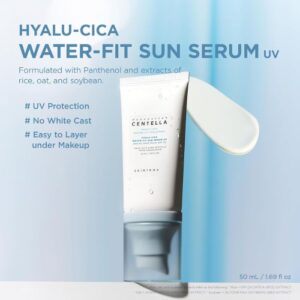 Madagascar Centella Hyalu-Cica Water-Fit Sun Serum – Αντηλιακό με υαλουρονικό και σεντέλα, 50ml