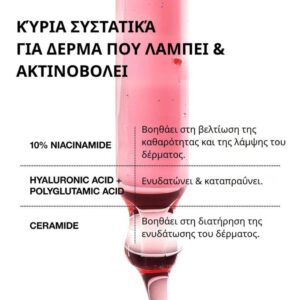 Niacinamide 10% + TXA 4% Serum – Ορός λάμψης για σκούρες κηλίδες, 30ml
