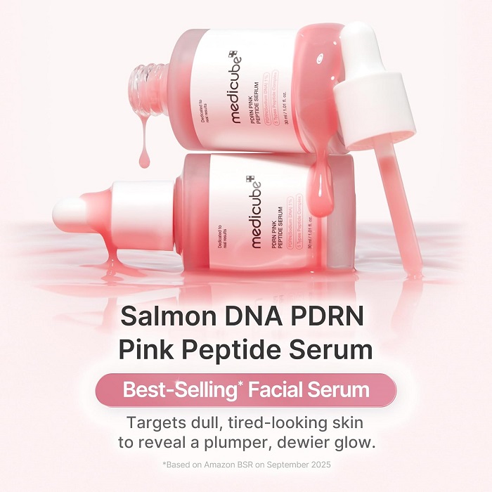 PDRN Pink Peptide Serum – Αμπούλα Σύσφιξης με PDRN Σολομού, 30ml