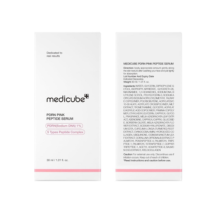 PDRN Pink Peptide Serum – Αμπούλα Σύσφιξης με PDRN Σολομού, 30ml