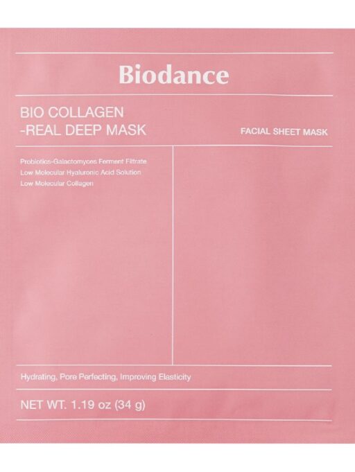 Bio-Collagen Real Deep Mask – Ενυδατική μάσκα για σύσφιξη & λάμψη, 34gr