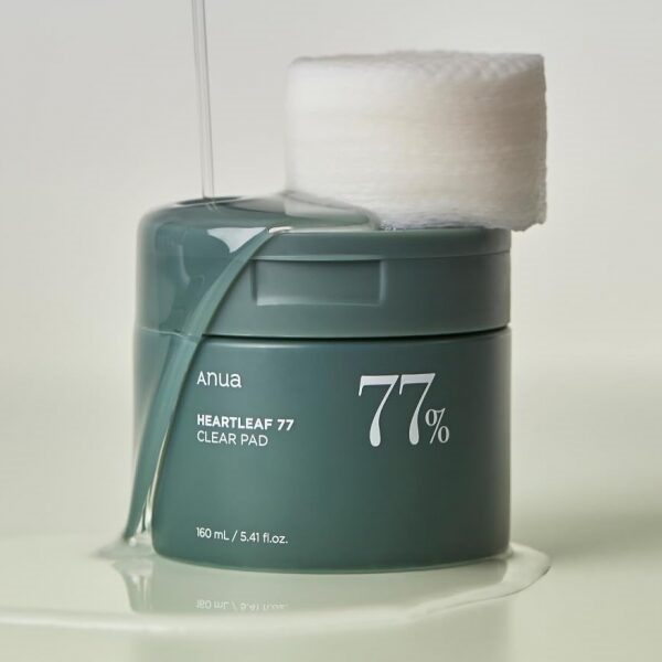 Heartleaf 77% Clear Toner Pads – Απολεπιστικά, ενυδατικά δισκία, 160ml