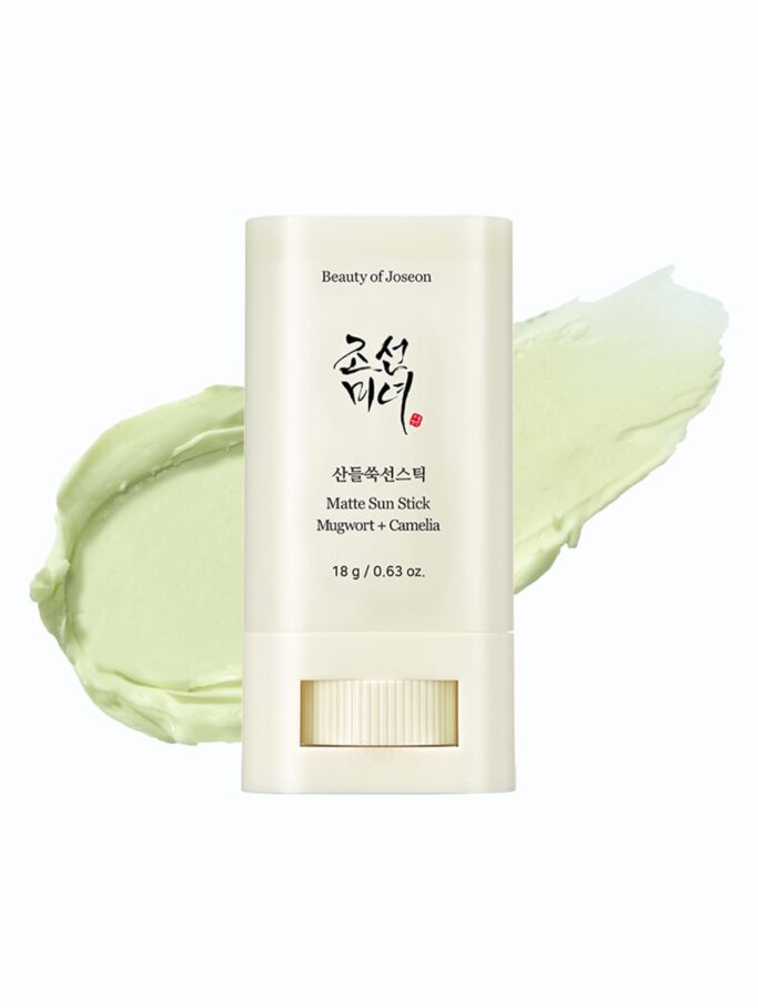 Matte Sun Stick Mugwort & Camelia SPF 50 – Ματ Αντηλιακό σε στικ, 18gr