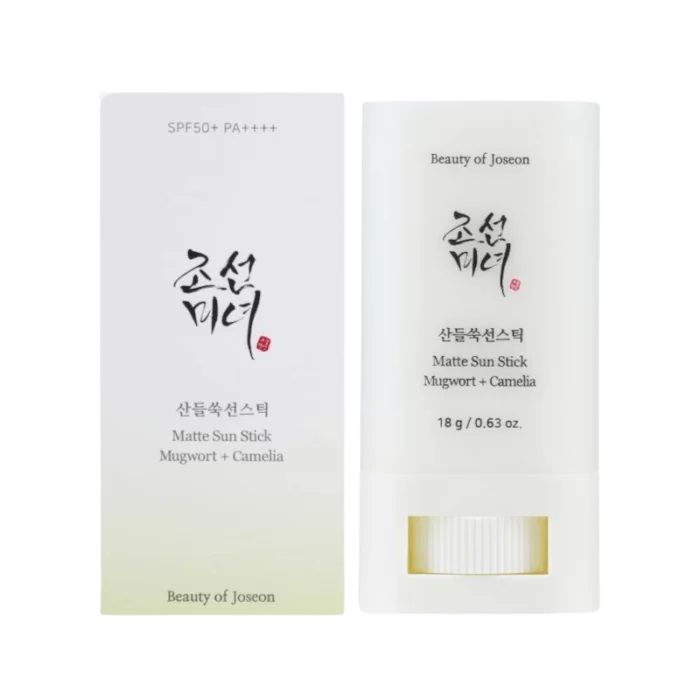 Matte Sun Stick Mugwort & Camelia SPF 50 – Ματ Αντηλιακό σε στικ, 18gr