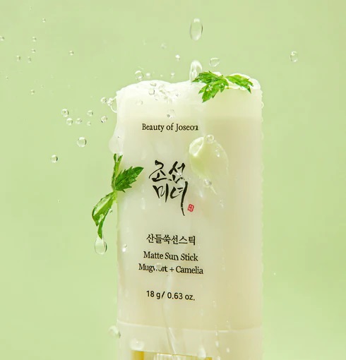 Matte Sun Stick Mugwort & Camelia SPF 50 – Ματ Αντηλιακό σε στικ, 18gr