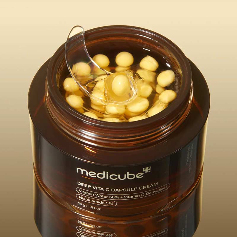 Medicube Deep Vita C Capsule Cream – Ενυδατική Κρέμα Λάμψης με Βιταμίνη C, 55gr