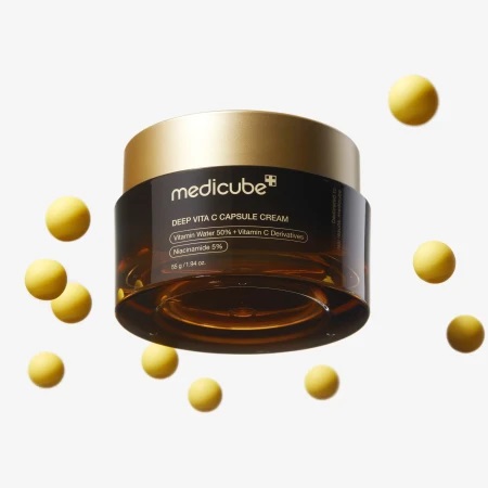 Medicube Deep Vita C Capsule Cream – Ενυδατική Κρέμα Λάμψης με Βιταμίνη C, 55gr