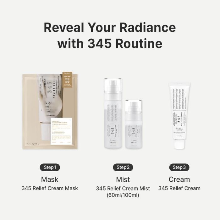 345 Relief Cream – Καταπραϋντική, αντιγηραντική κρέμα, 50ml