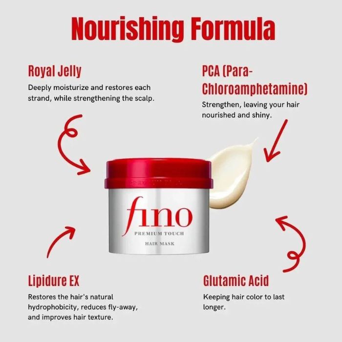 Fino Premium Touch Penetrating Essence Hair Mask – Μάσκα για αποκατάσταση της φθοράς των μαλλιών, 230gr