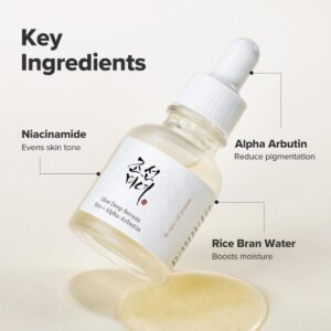 Glow Deep Serum Rice and Alpha-Arbutin – Oρός λάμψης για βελτίωση τόνου, 30ml
