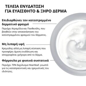 Heartleaf 70% Intense Calming Cream – Καταπραϋντική κρέμα για ευαίσθητο δέρμα, 50ml