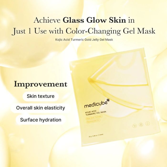Kojic Acid Turmeric Brightening Gel Mask – Μάσκα τζελ για λάμψη & μείωση κηλίδων