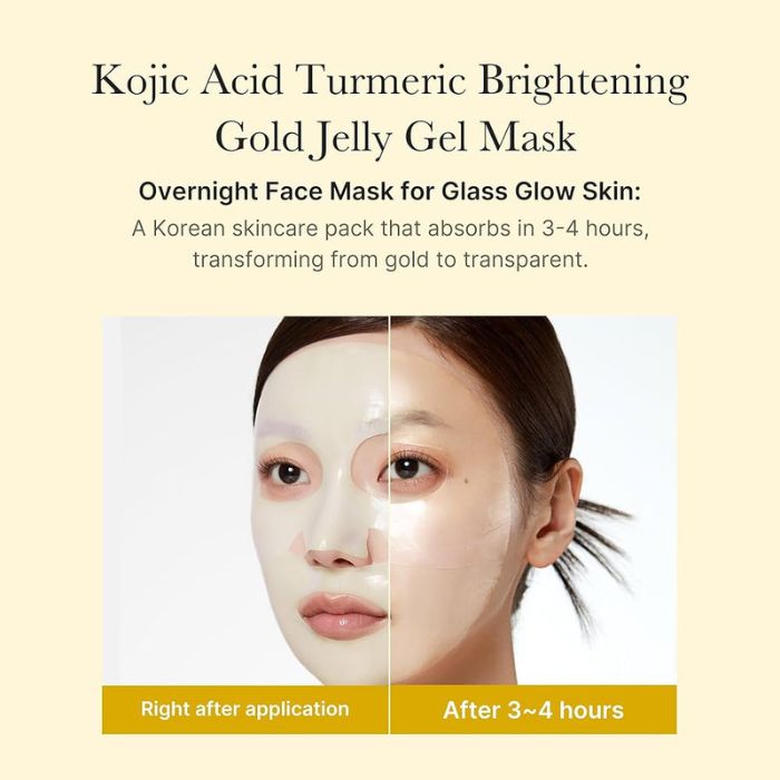 Kojic Acid Turmeric Brightening Gel Mask – Μάσκα τζελ για λάμψη & μείωση κηλίδων
