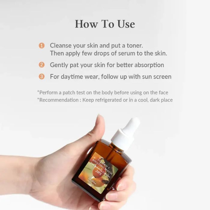 Vitamin C Boosting Serum – Ισχυρός ορός εξομάλυνσης τόνου δέρματος, 30ml