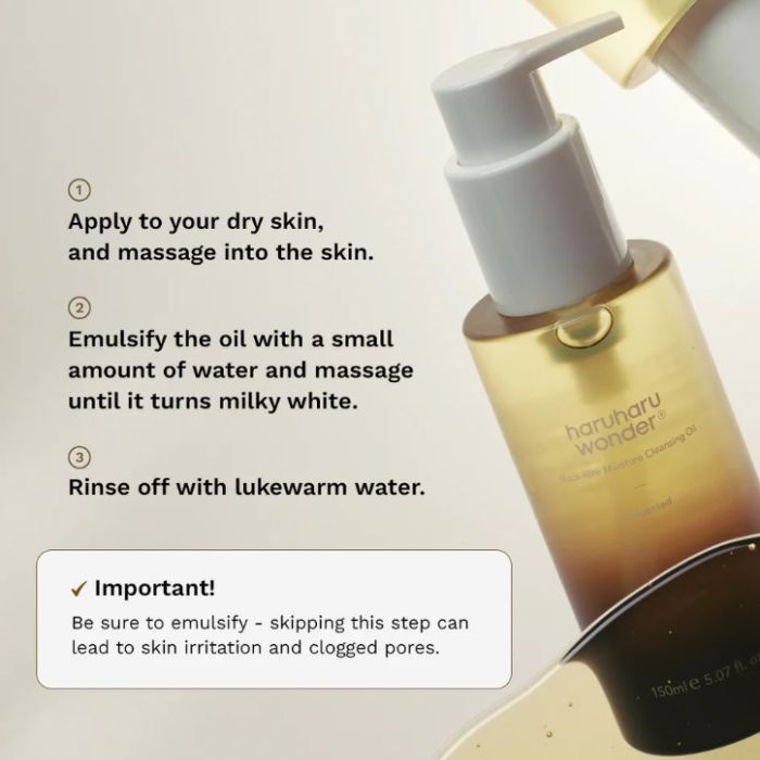 Black Rice Moisture Deep Cleansing Cleansing Oil – Λάδι καθαρισμού με μαύρο ρύζι, 150ml