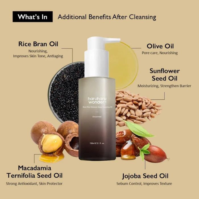 Black Rice Moisture Deep Cleansing Cleansing Oil – Λάδι καθαρισμού με μαύρο ρύζι, 150ml