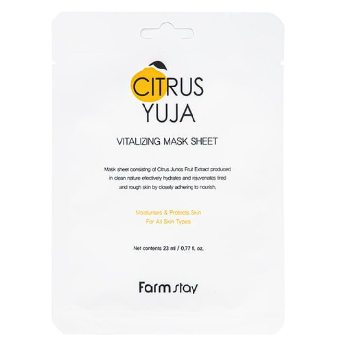 Citrus Yuja Vitalizing Mask - Υφασμάτινη μάσκα προσώπου με εκχύλισμα yuzu, 23ml