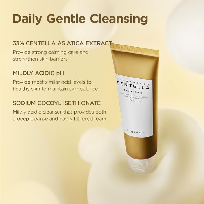 Madagascar Centella Ampoule Foam – Καταπραϋντικός αφρός καθαρισμού, 125ml