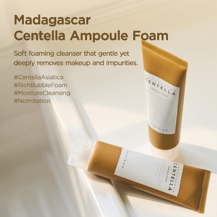 Madagascar Centella Ampoule Foam – Καταπραϋντικός αφρός καθαρισμού, 125ml