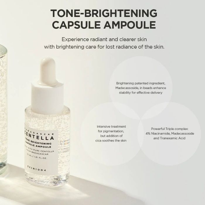 Madagascar Centella Ampoule Kit – Σετ 4 μίνι αμπούλες για πολυλειτουργική χρήση