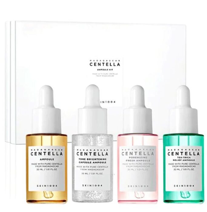 Madagascar Centella Ampoule Kit - Σετ 4 μίνι αμπούλες για πολυλειτουργική χρήση