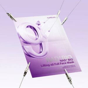 No. 9 NAD+ BIO Lifting-sil Full Face Mask Set, 4 pieces – Μάσκα προσώπου lifting και λάμψης, 4τεμ