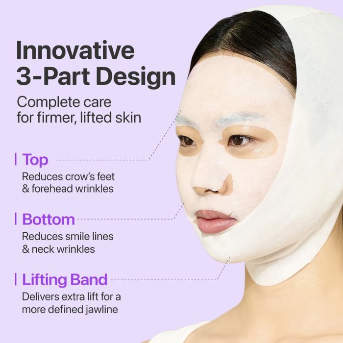 No. 9 NAD+ BIO Lifting-sil Full Face Mask Set, 4 pieces – Μάσκα προσώπου lifting και λάμψης, 4τεμ