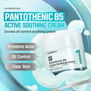 No.1 Pantothenic B5 Active Soothing Cream – Καταπραϋντική, ενυδατική κρέμα για ακμή, 80ml