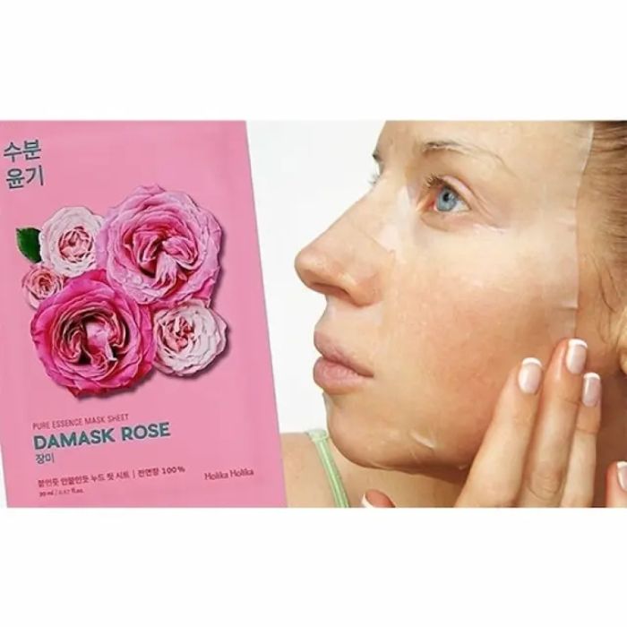 Pure Essence Mask Sheet Rose – Μάσκα προσώπου για ενυδάτωση, 23ml
