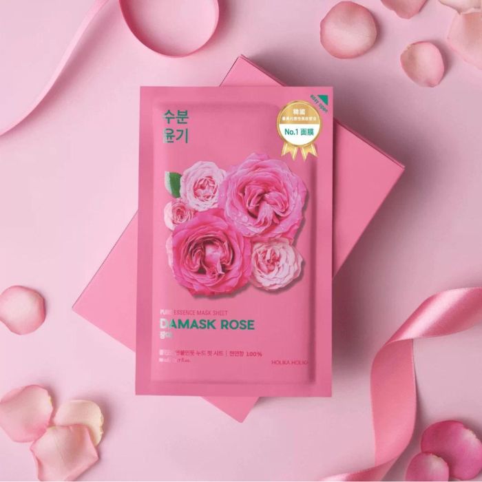 Pure Essence Mask Sheet Rose – Μάσκα προσώπου για ενυδάτωση, 23ml