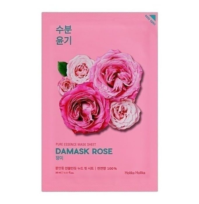 Pure Essence Mask Sheet Rose - Μάσκα προσώπου για ενυδάτωση, 23ml