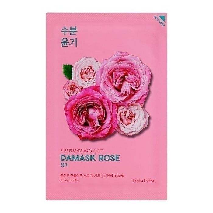 Pure Essence Mask Sheet Rose - Μάσκα προσώπου για ενυδάτωση, 23ml
