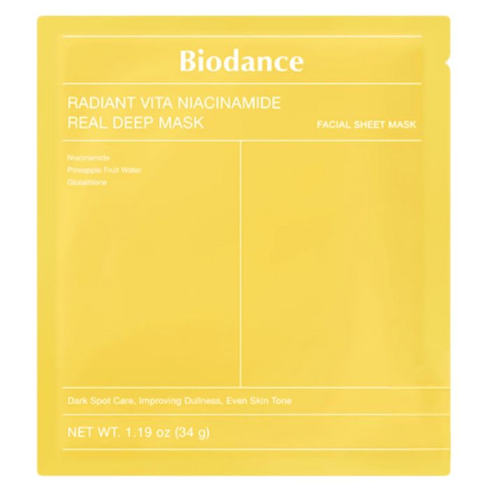 Radiant Vita-Niacinamide Real Deep Mask - Gel Μάσκα για ομοιόμορφο τόνο επιδερμίδας, 34gr
