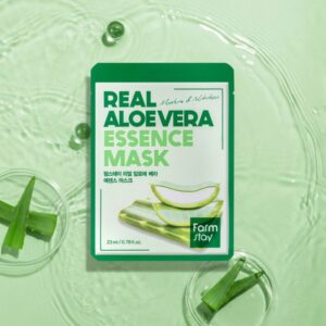 Real Aloe Vera Face Mask – Υφασμάτινη μάσκα προσώπου με αλόη βέρα, 23ml