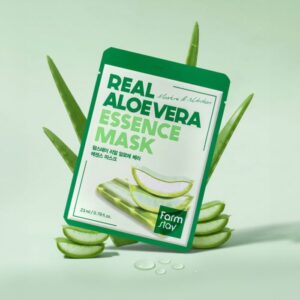 Real Aloe Vera Face Mask – Υφασμάτινη μάσκα προσώπου με αλόη βέρα, 23ml