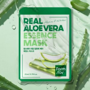 Real Aloe Vera Face Mask – Υφασμάτινη μάσκα προσώπου με αλόη βέρα, 23ml