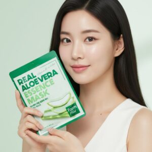 Real Aloe Vera Face Mask – Υφασμάτινη μάσκα προσώπου με αλόη βέρα, 23ml