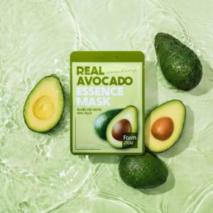 Real Avocado Essence Mask – Υφασμάτινη μάσκα προσώπου με εκχύλισμα αβοκάντο, 23ml