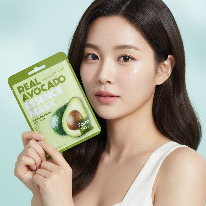 Real Avocado Essence Mask – Υφασμάτινη μάσκα προσώπου με εκχύλισμα αβοκάντο, 23ml