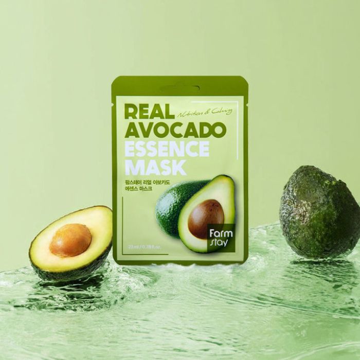 Real Avocado Essence Mask – Υφασμάτινη μάσκα προσώπου με εκχύλισμα αβοκάντο, 23ml