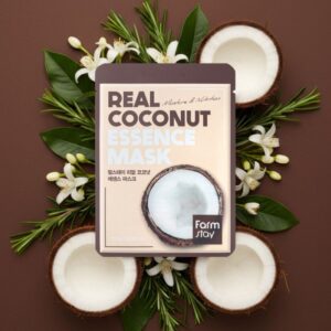 Real Coconut Essence Mask – Υφασμάτινη μάσκα προσώπου με εκχύλισμα καρύδας, 23ml