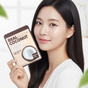 Real Coconut Essence Mask – Υφασμάτινη μάσκα προσώπου με εκχύλισμα καρύδας, 23ml