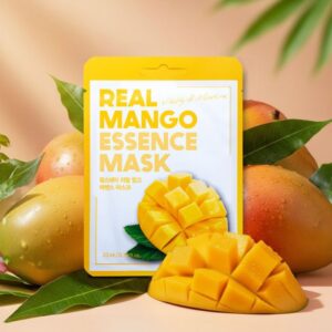 Real Mango Essence Mask – Υφασμάτινη μάσκα προσώπου με εκχύλισμα μάνγκο, 23ml