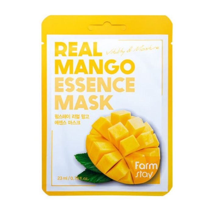 Real Mango Essence Mask - Υφασμάτινη μάσκα προσώπου με εκχύλισμα μάνγκο, 23ml
