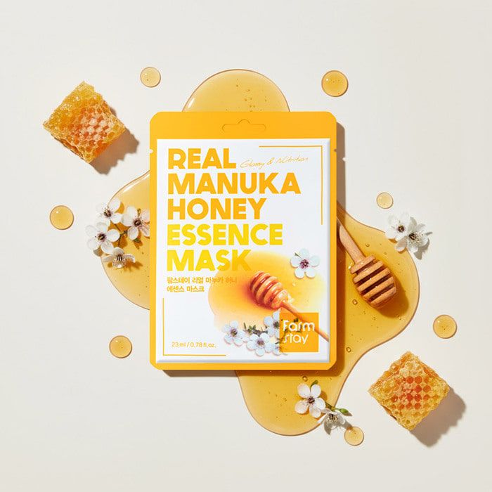 Real Manuka Honey Essence Mask – Υφασμάτινη μάσκα προσώπου με μέλι manuka, 23ml
