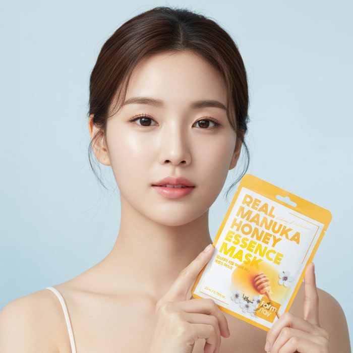 Real Manuka Honey Essence Mask – Υφασμάτινη μάσκα προσώπου με μέλι manuka, 23ml