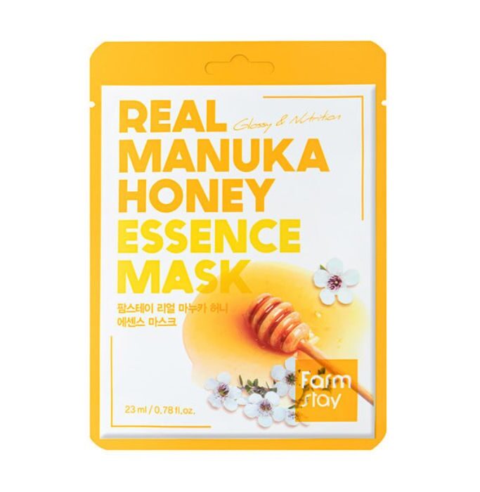 Real Manuka Honey Essence Mask - Υφασμάτινη μάσκα προσώπου με μέλι manuka, 23gr