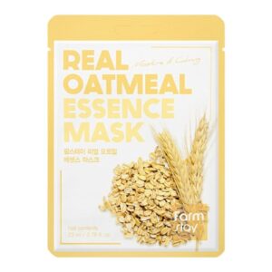 Real Oatmeal Essence Mask – Υφασμάτινη μάσκα προσώπου με εκχύλισμα βρώμης, 23ml